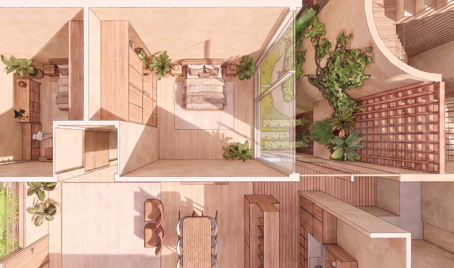 Adaptable room · third bedroom